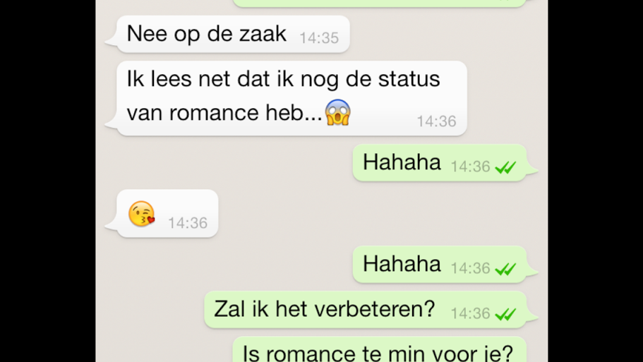 Berichtje van Lucas